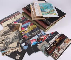 Danmark m.v. Kasse med flere album incl. postfriske udgaver til og med udgivelser fra 2013 m.m.