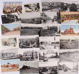 Kina, Japan og Manchuriet.  Lot gamle ubrugte postkort. I alt ca. 158 kort  5 mindre fotos.