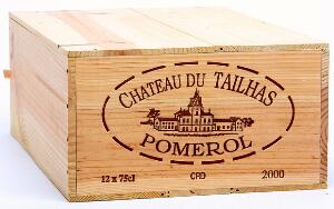 12 bts. Château du Tailhas, Pomerol 2000 A-AB bn. Owc.