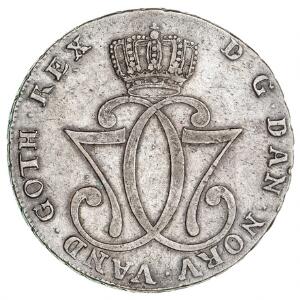 Norge, Christian VII, speciedaler 1778, NM 5, H 2