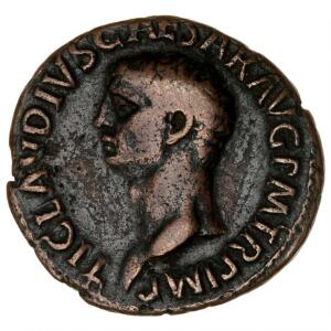 Romerske kejserdømme, Claudius, 41 - 54 e.Kr., as, RIC 100, 9,35 g