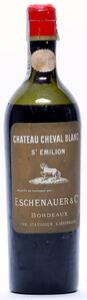 1 bt. Château Cheval Blanc, 1. Grand Cru Classé A 1928 Bottled in DK. D mls.