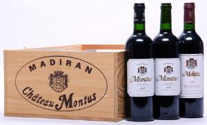 9 bts. Chateau Montus, Madiran 2005 A hfin. Owc. etc. Total 12 bts.