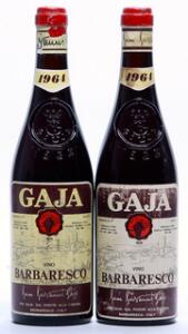 2 bts. Barbaresco, Gaja 1964 AB ts.