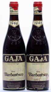 2 bts. Barbaresco, Gaja 1966 AB ts.