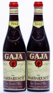 2 bts. Barbaresco, Gaja 1962 AB ts.