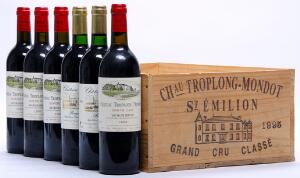 3 bts. Château Troplong Mondot, Saint-Émilion Grand Cru Classé 1995 A hfin. Owc. etc. Total 6 bts.