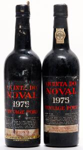 2 bts. Quinta Do Noval Vintage Port Nacional 1975 A hfin.
