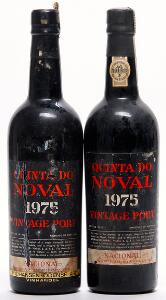 2 bts. Quinta Do Noval Vintage Port Nacional 1975 A hfin.