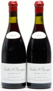 2 bts. Nuits Saint Georges, Domaine Leroy 2002 A-AB bn.