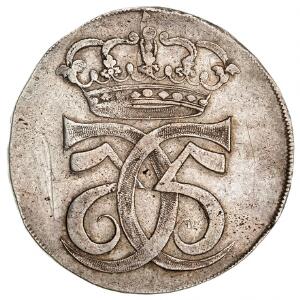Christian V, 4 mark  krone 1685, H 79, blanketfejl