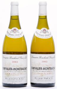 2 bts. Mg. Chevalier Montrachet Grand Cru, Bouchard Pére et Fils 2003 A hfin.