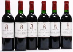 6 bts. Château Latour, Pauillac. 1. Cru Classé 1984