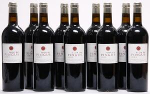 9 bts. Flor De Pingus, Dominio de Pingus, Ribera Del Duero 2003 A hfin.