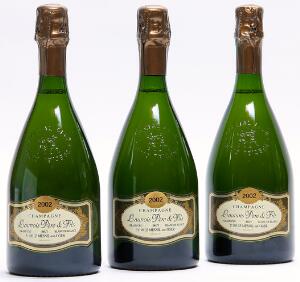 6 bts. Champagne Brut Grand Cru Special Club, Launois Père  Fils 2002 A hfin. Owc.