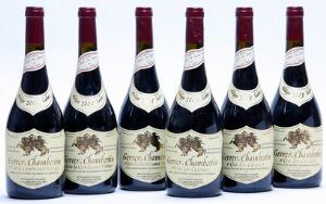 3 bts. Gevrey Chambertin 1. Cru Combe aux Moines, Domaine Philippe Leclerc 2005 A hfin.  etc. Total 6 bts.