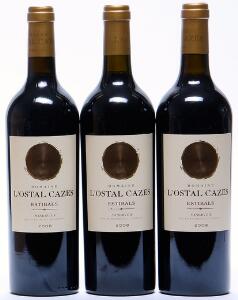 24 bts. Estibals, Domaine lOstal Cazes, Minervois 2008 A hfin. Oc.