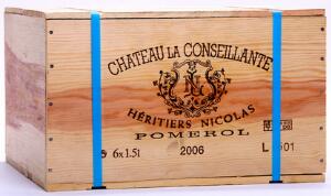 6 bts. Mg. Château La Conseillante, Pomerol 2006 A hfin. Owc.