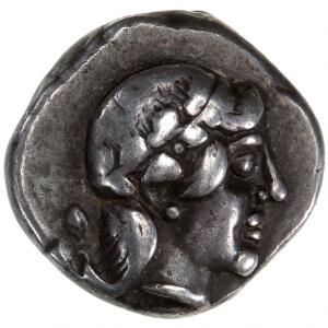 Antikkens Grækenland, Ionien, Kolophon, ca 450 - 410 f. Kr., drachme, SNG Cop 139, SNG von Aulock 2001