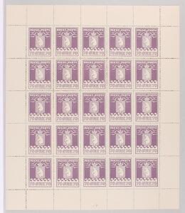 1936. A  L. 70 øre, violet. Postfrisk HELARK. AFA 11250