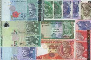 Malaysia, lille lot overvejende nyere ucirkulerede sedler, i alt 13 stk.