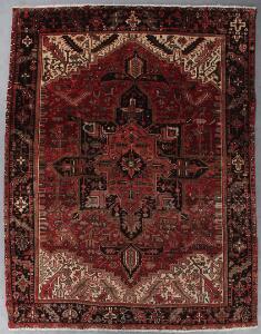 HerizGorivan tæppe, Nordvest Persien. Klassisk geometrisk medaljondesign. 20. årh. 289 x 233.