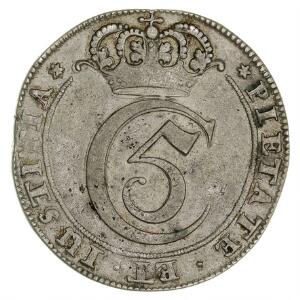 4 mark  krone 1677, Christiania, NM 71, H 41C