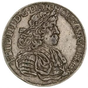 4 mark  krone 1666, H 105A, S 23, Aagaard 96.2, ex. PHK V, lot 107, nydeligt eksemplar