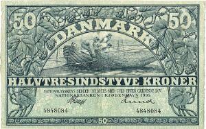 50 kr 1935, nr. 4848084, V. Lange  Lund, Sieg 107, DOP 120, Pick 27