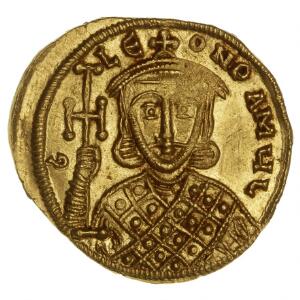 Constantine V and Leo IV, 741 - 775, Solidus, Constantinople, S 1551, DOC 2
