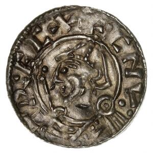 Cnut, 1016 - 1035, penny, Ilchester, Pointed Helmet type, 1023 - 1029, moneyer, Ægelwig, S 1158, North 787, Hild. -