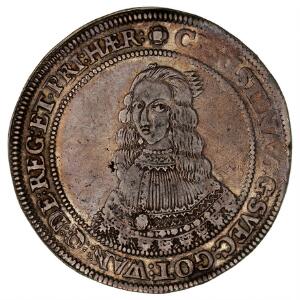 Kristina, Riksdaler 1647, SM 19, without mintmasters initials