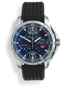 Chopard Herrearmbåndsur af stål. Model Mille Miglia. Chronometer certificeret automatisk kronografværk med dato. 2008.