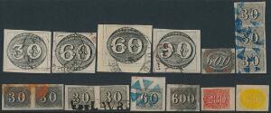 Brazil. 1843-1938. Interesting old collection in a small album with strong classic part. Please inspect