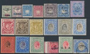 British East Africa. 1890-1983. Good, well-filled unused collection on albumpages with many better classic stamps, better sets and high values. Please inspect