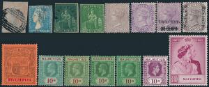 Mauritius. 1848-1983. Good, well-filled unused collection in a older album with many better classic stamps, better sets and high values. Please inspect