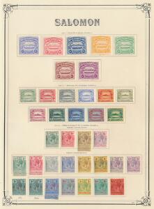 British Solomon Islands. 1907-1987. Good, well-filled unused collection in a album with many better stamps, complete sets and high values. Please inspect