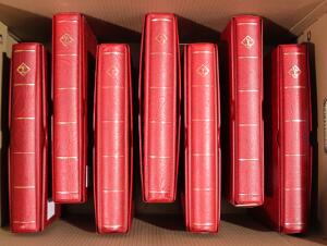1855-2002. Usædvanlig og meget omfattende samling opsat i 7 tykke bind. Indeholder bl.a. 61 skillingsmærker komplet i hovednr.. Gode afsnit Posthorn