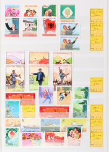China. 1949-1996. 2 stockbooks with neatly sorted issues in mostly NH condition. Incl. some better and many semi priced issues in quantities