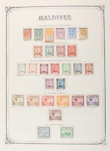Maldives Islands. 1906-1990. Well-filled unused collection in a large album.