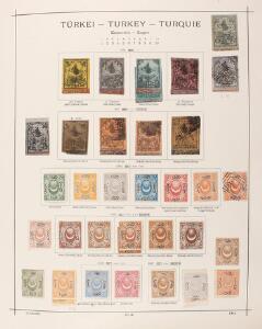 1863-1997. Good well-filled collection in 2 Schaubek-albums with many better stamps incl. good classic part, complete set and minisheets. Please inspect