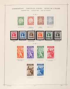 1929-1999. Complete unused collection in a Schaubek-album including never hinged set overprints 1934. Please inspect