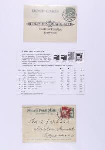 1925-2000. Interessant samling Polarpost med ca. 80 breve og kort startende omkring 1925, lokalmærker fra Spitsbergen, russisk post på Svalbard osv.