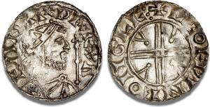 Edward the Confessor, 1042 - 1066, Penny, Pyramids type, 1056 - 1066, Gloucester, moneyer, Leofwine, North 831, S 1184
