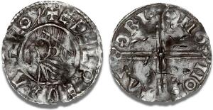 Penning, Small Cross  Long Cross Æthelræd type, ca. 1015 - 1016, Malmer 602.1112