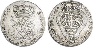4 mark  krone 1725, NM 4, H 4