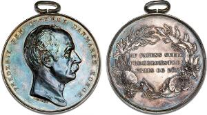 Medaillen for druknedes redning, med øsken, LindahlConradsen, Ag, LS 40 2-119