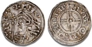 Cnut, 1016 - 1035, penny, London, Short Cross type, 1029 - 1035, S 1159, North 790, Hild. 2710