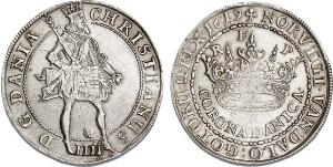 2 krone 1619 Corona Danica, H 105A, S 14, Dav. 3516
