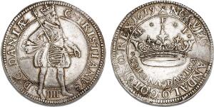 2 krone 1619 Corona Danica, H 105B, Dav. 3516